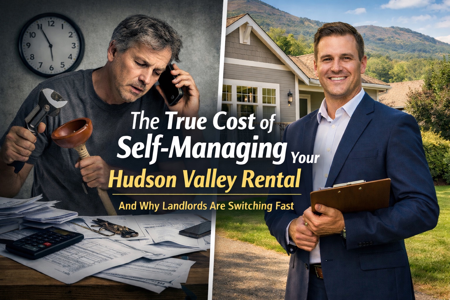 The Real Cost of Self-Managing Your Hudson Valley Rental (And Why Landlords Are Switching)